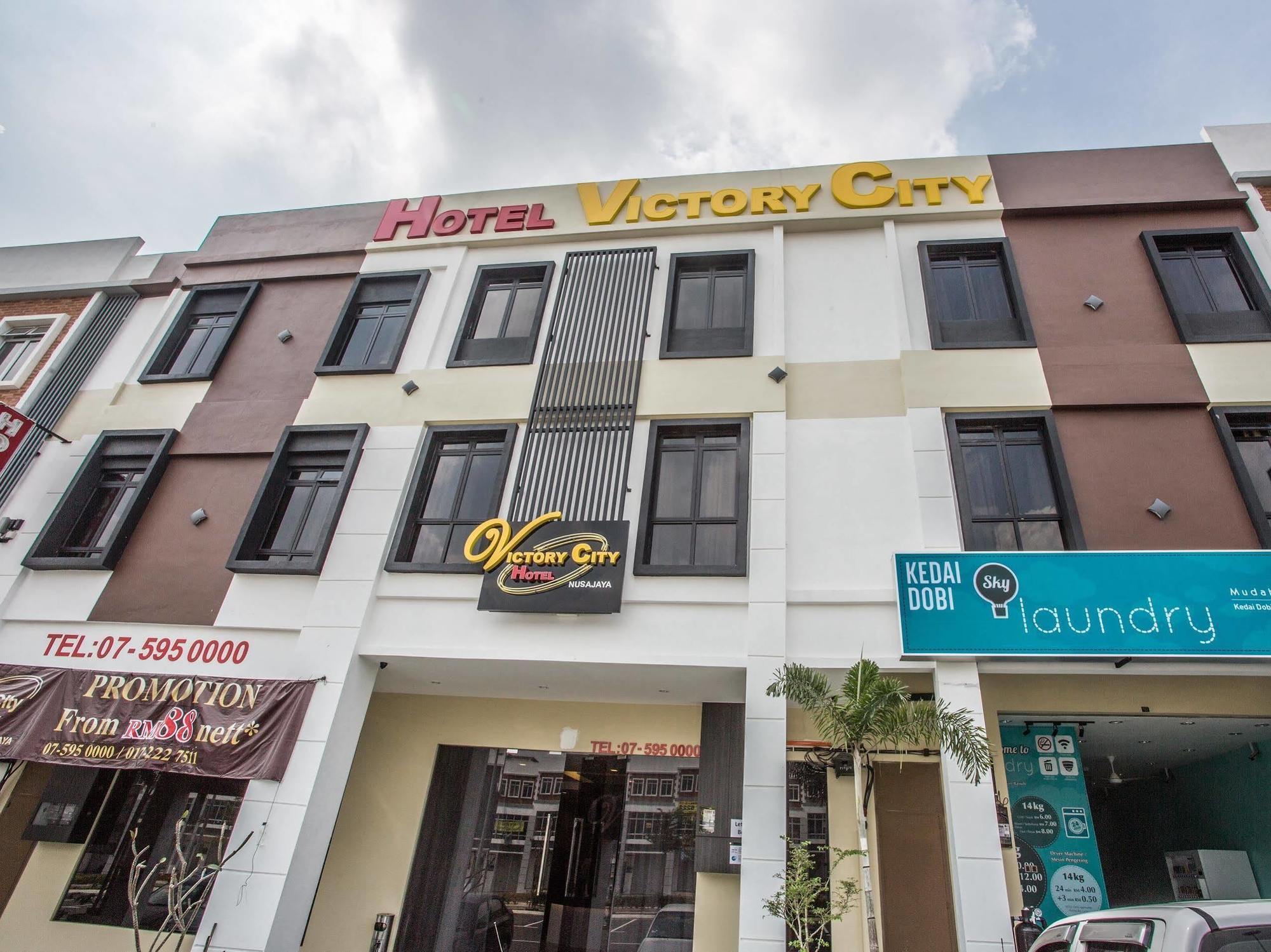 Hotel Zamburger Victory City Johor Bahru Eksteriør billede